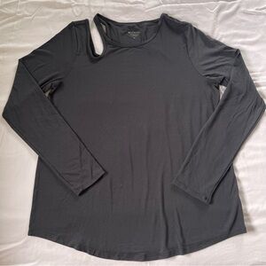 Athleta With Ease Asymmetrical Top Black